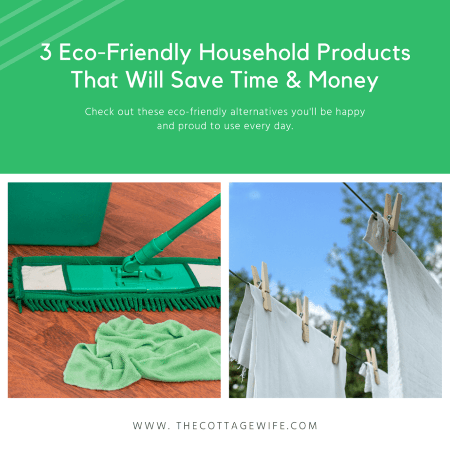 3 Eco-Firendly Household Products that will save time and money
