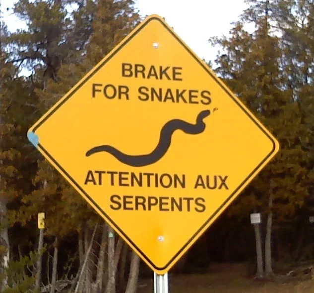 rattlesnake sign